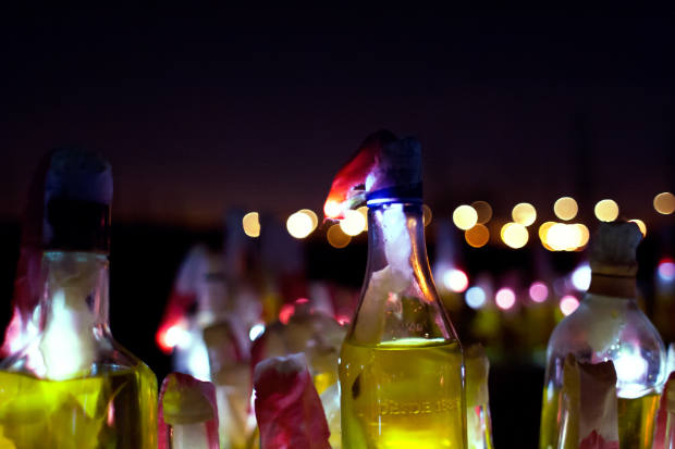 Luzinterruptus Olimpiadas