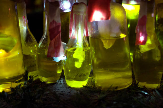 Luzinterruptus Olimpiadas