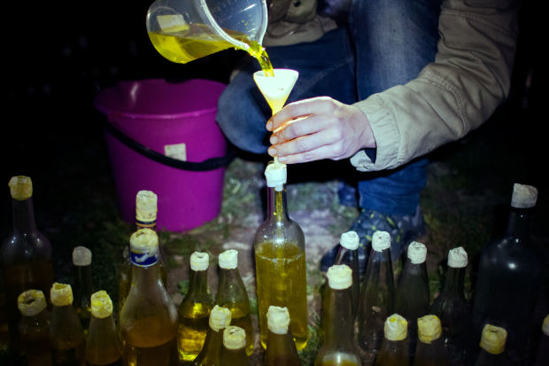 Luzinterruptus Olimpiadas