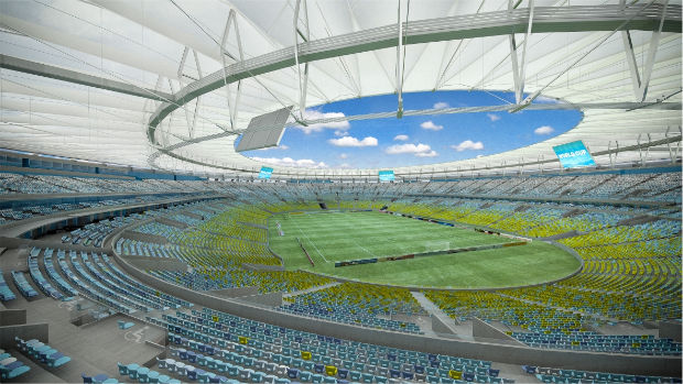 Estadio de Maracaná iluminación