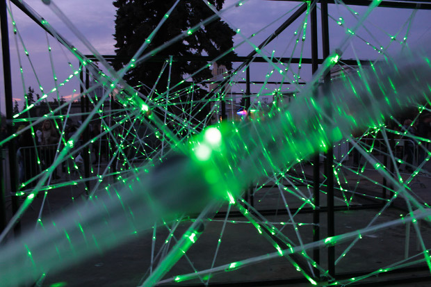 Trap of fireflies El último trabajo de Travesías de Luz invadió las calles de Moscú formando parte del festival de luz Circle of Light que se celebró en la ciudad del 10 al 14 de octubre