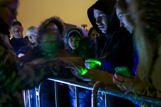 Trap of fireflies El último trabajo de Travesías de Luz invadió las calles de Moscú formando parte del festival de luz Circle of Light que se celebró en la ciudad del 10 al 14 de octubre