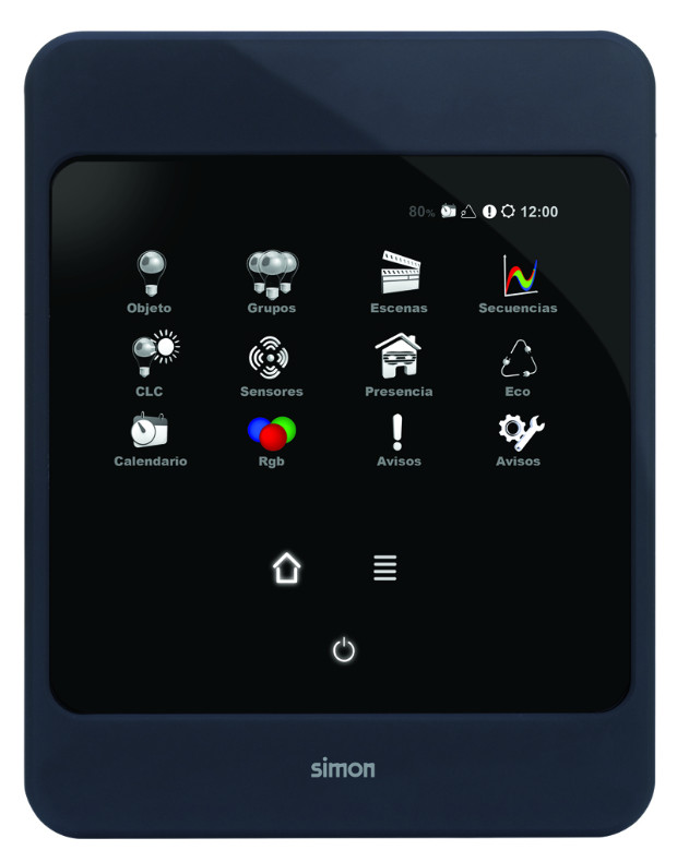 Scena Simon Scena es un sistema de control de la iluminación al alcance de cualquier usuario de forma rápida, intuitiva y personalizable. Permite crear ilimitados efectos de luz jugando con el color, la intensidad y la saturación