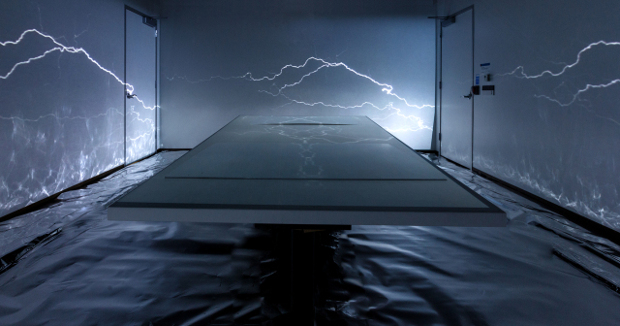 panorama of the skies Hasta el mes de marzo de 2016 podremos disfrutar de Panorama of the Skies, una instalación de arte inmersivo, creada de la unión de la arista Maja Petri?, un artista, y Hrvoje Benko, investigador de la interacción entre humanos y computadoras