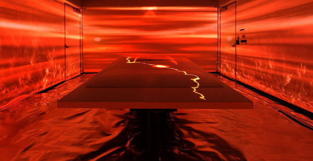 Maja Room, Hasta el mes de marzo de 2016 podremos disfrutar de Panorama of the Skies, una instalación de arte inmersivo, creada de la unión de la arista Maja Petri?, un artista, y Hrvoje Benko, investigador de la interacción entre humanos y computadoras