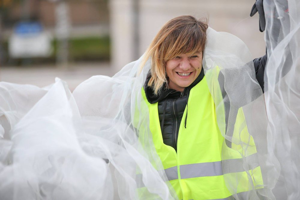 Nikoletta Theodoridi and her team in Lights in Alingsås