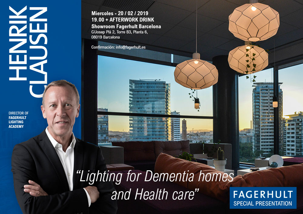 Henrik Clausen Fagerhult Lighting for Dementia Homes and Health Care