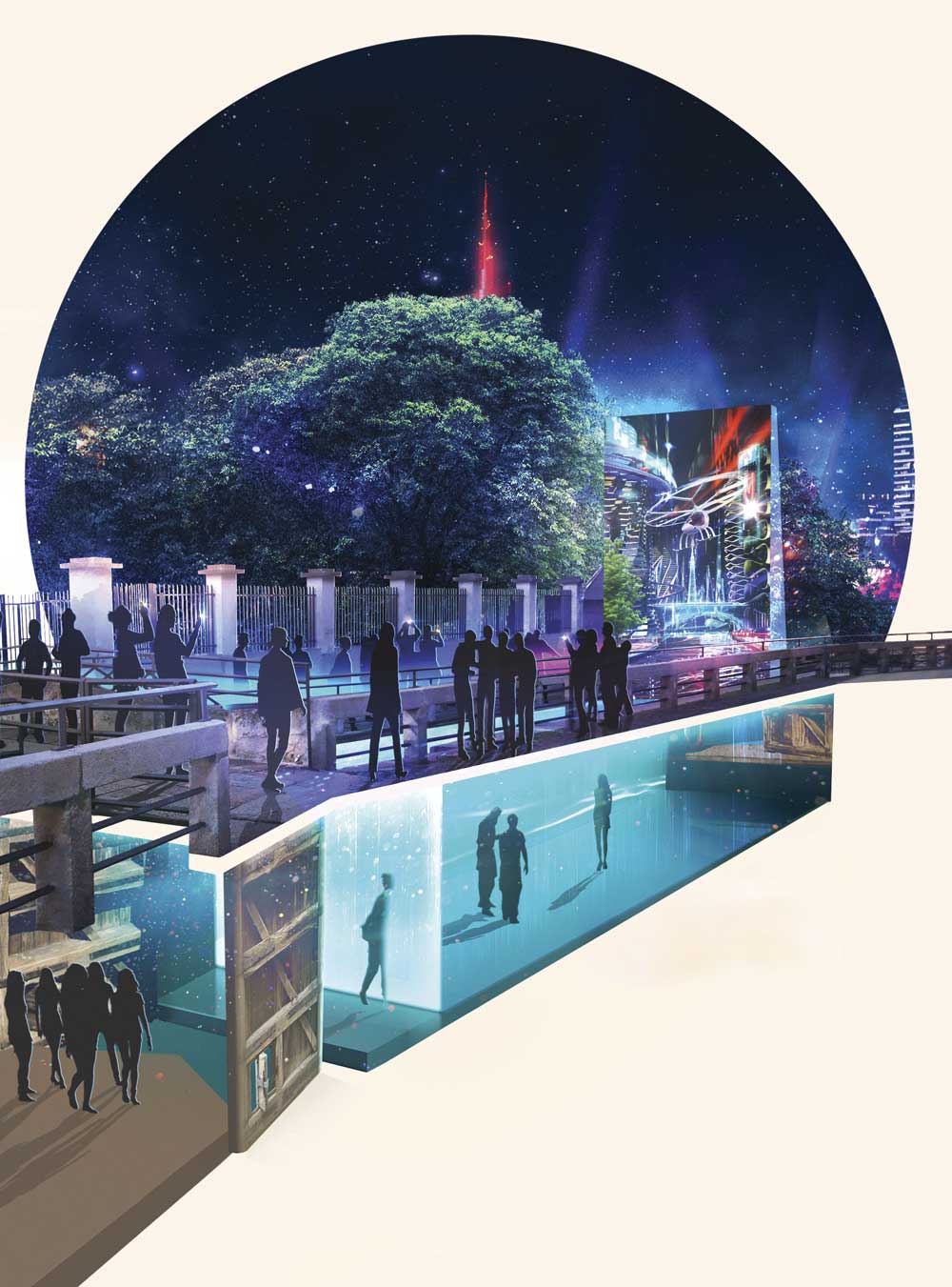 Leonardo da Vinci protagoniza las dos instalaciones del Salone del Mobile.Milano