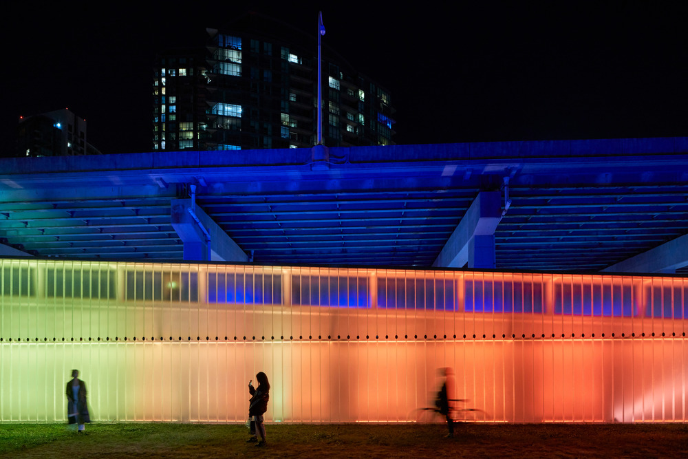 Thermally Speaking light art