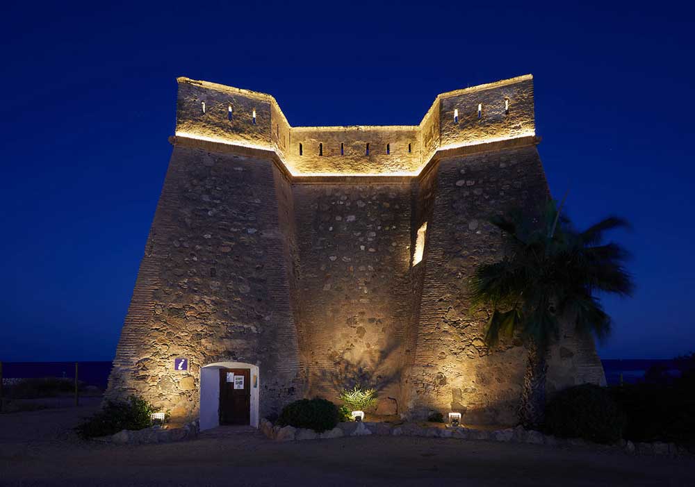 Castillo Villaricos iluminacion DCI Javier Gorriz