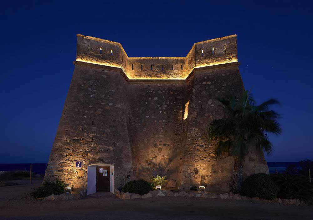 Castillo Villaricos iluminacion DCI Javier Gorriz