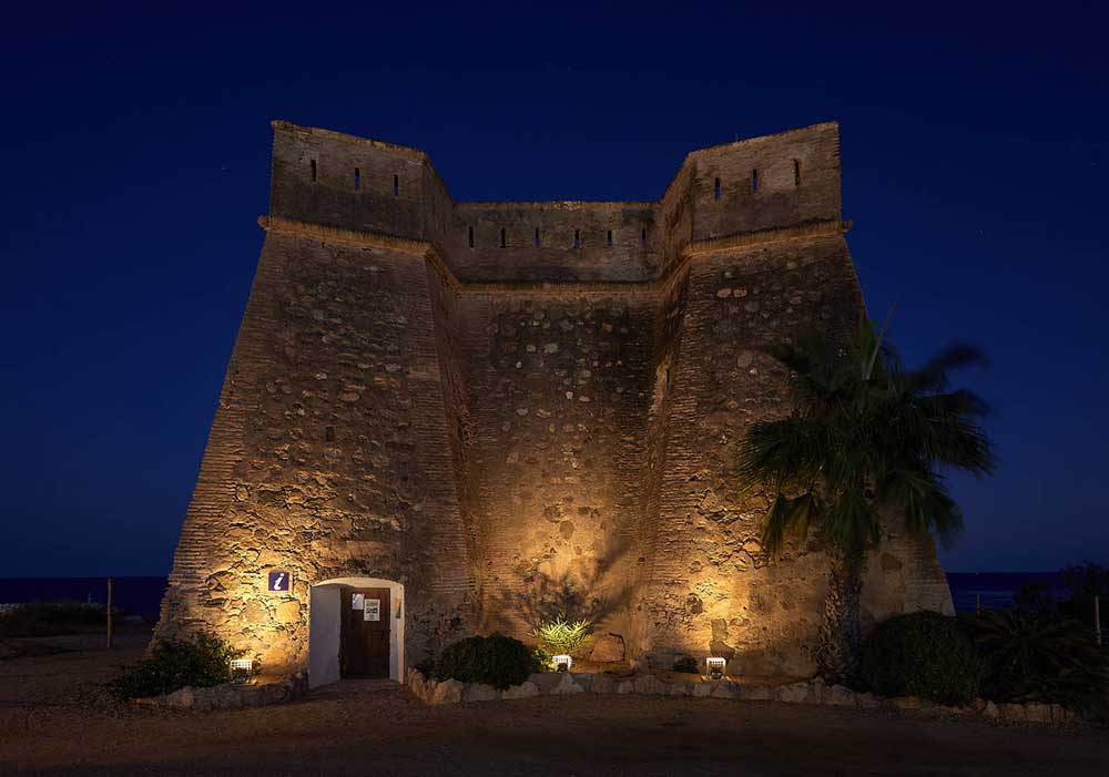 Castillo Villaricos iluminacion DCI Javier Gorriz