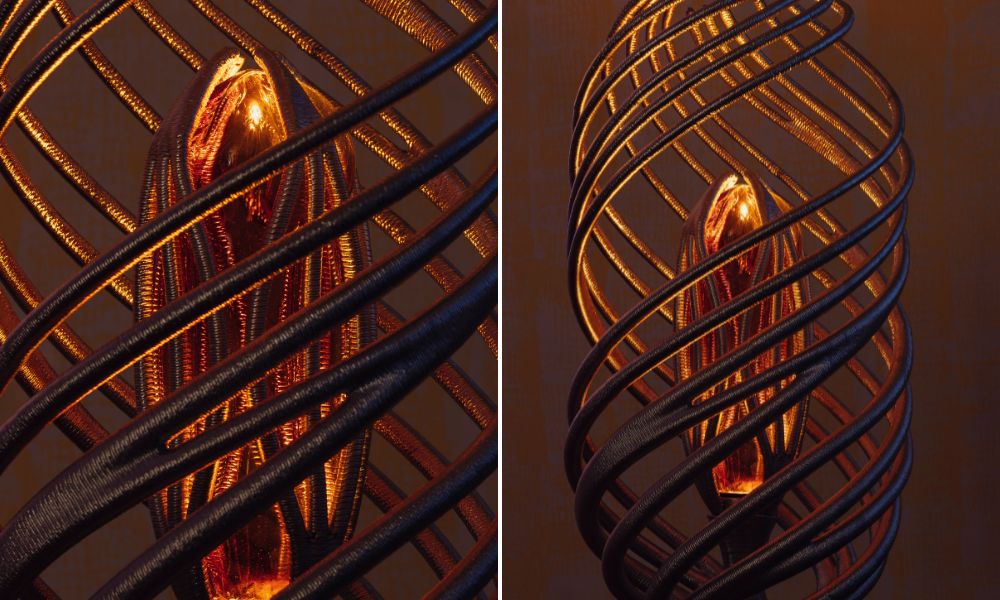 A story of light and matter instalación lumínica Carmelo Zappulla