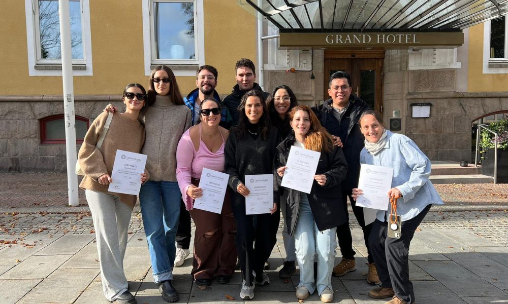 Grupo becados lightecture Lights in Alingsas