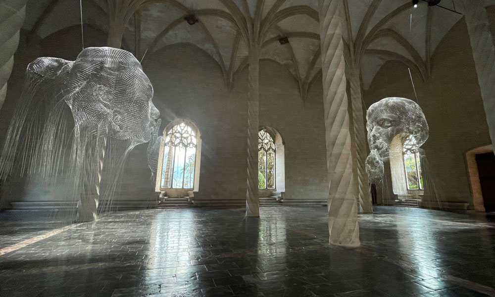 Iluminación exposición "Mirall", Jaume Plensa, Jordi Moya