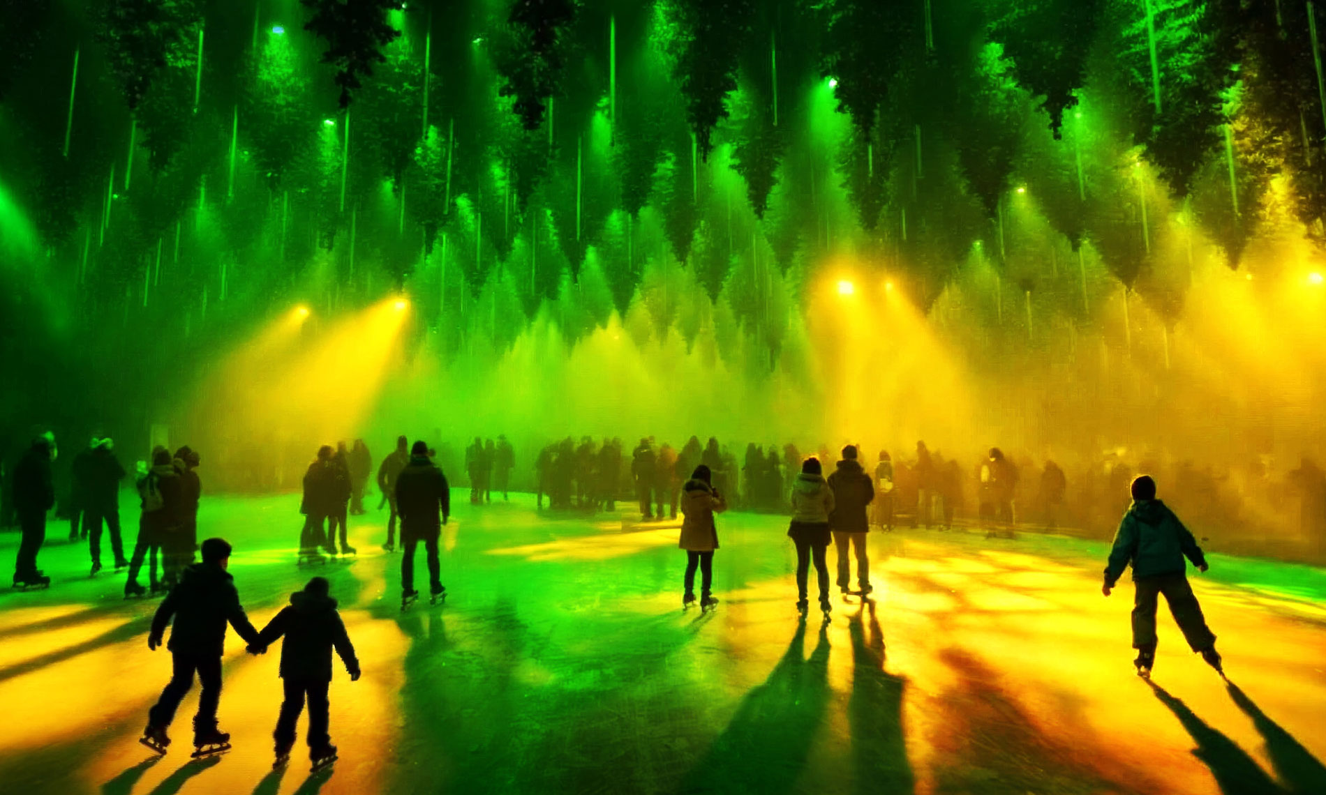 Forest Winterlights Christopher Bauder