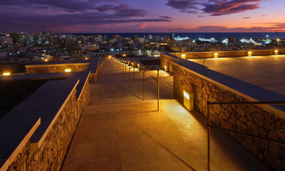 Cerro San Cristobal, Almeria, iluminación, DCI Lighting Design, Linea Light Group