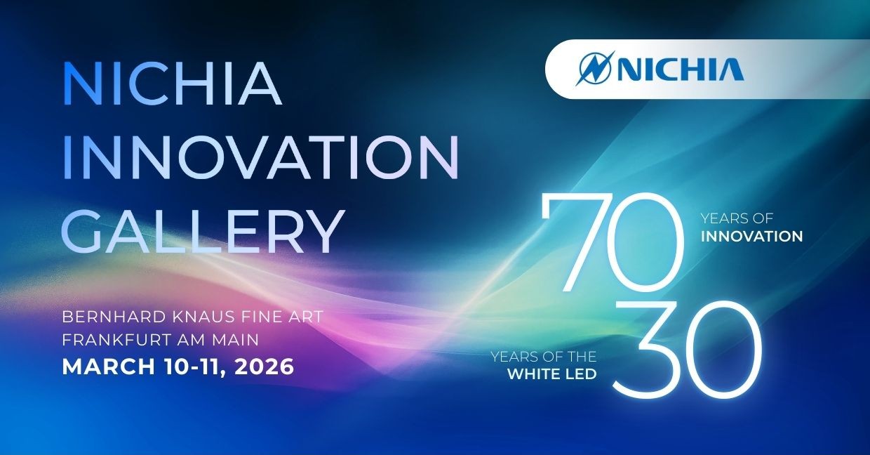 Nichia, Innovation Gallery, Frankfurt, 70 aniversario