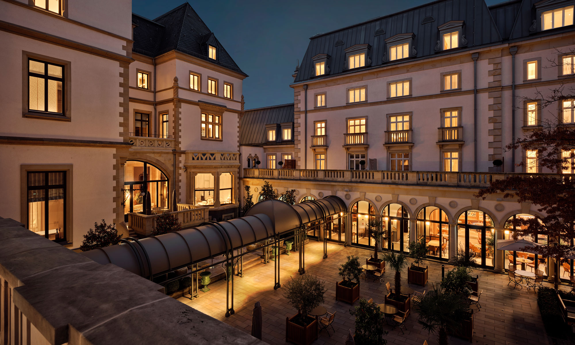 Hotel Florentin, Frankfurt, iluminación, Licht Kunst Licht