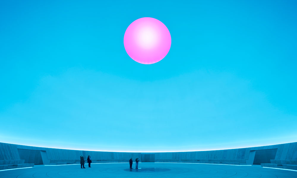 James Turrell, As Seen Below, Light Art