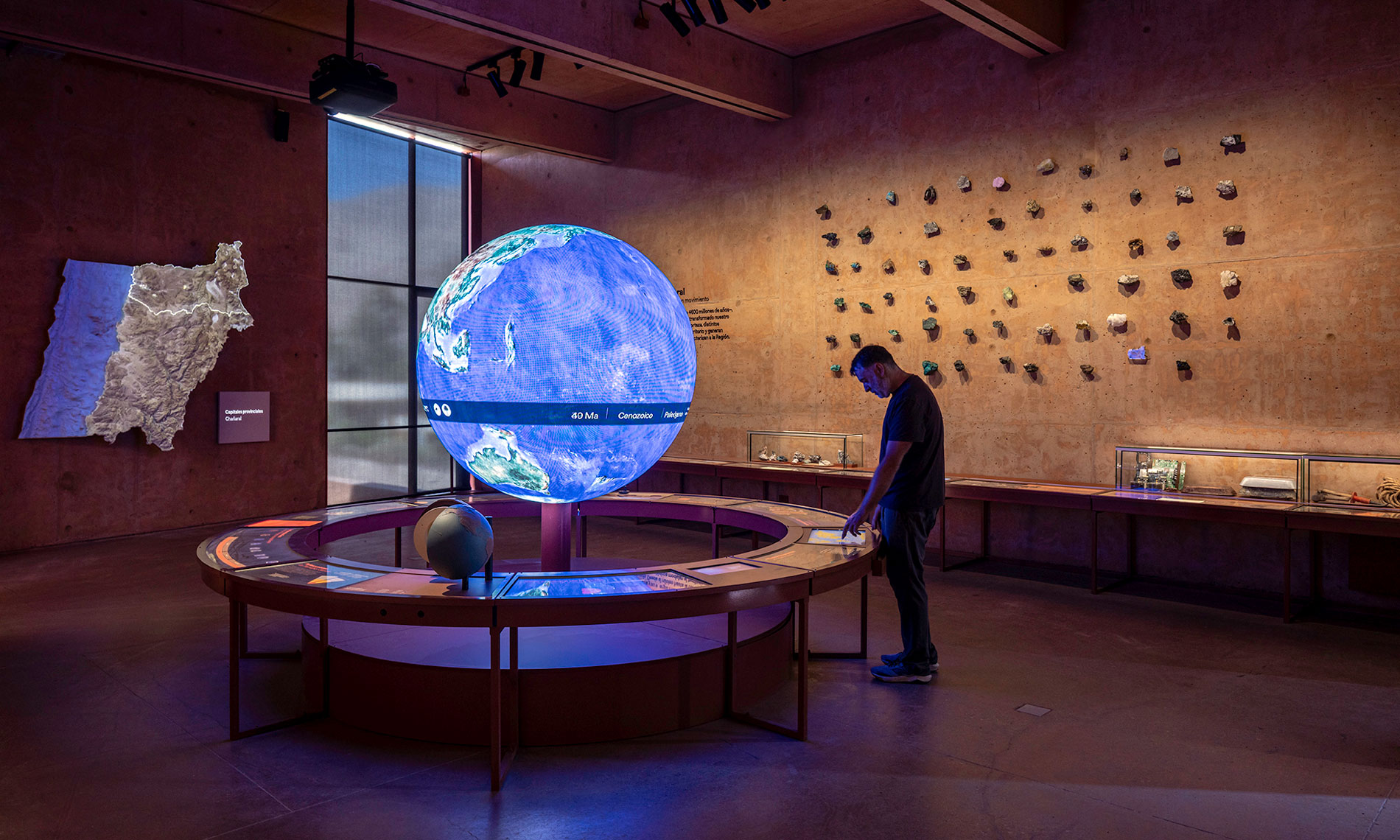 Museo Regional Atacama, Iluminación museográfica, Limarí Lighting Design, Pascal Chautard, diseño iluminación