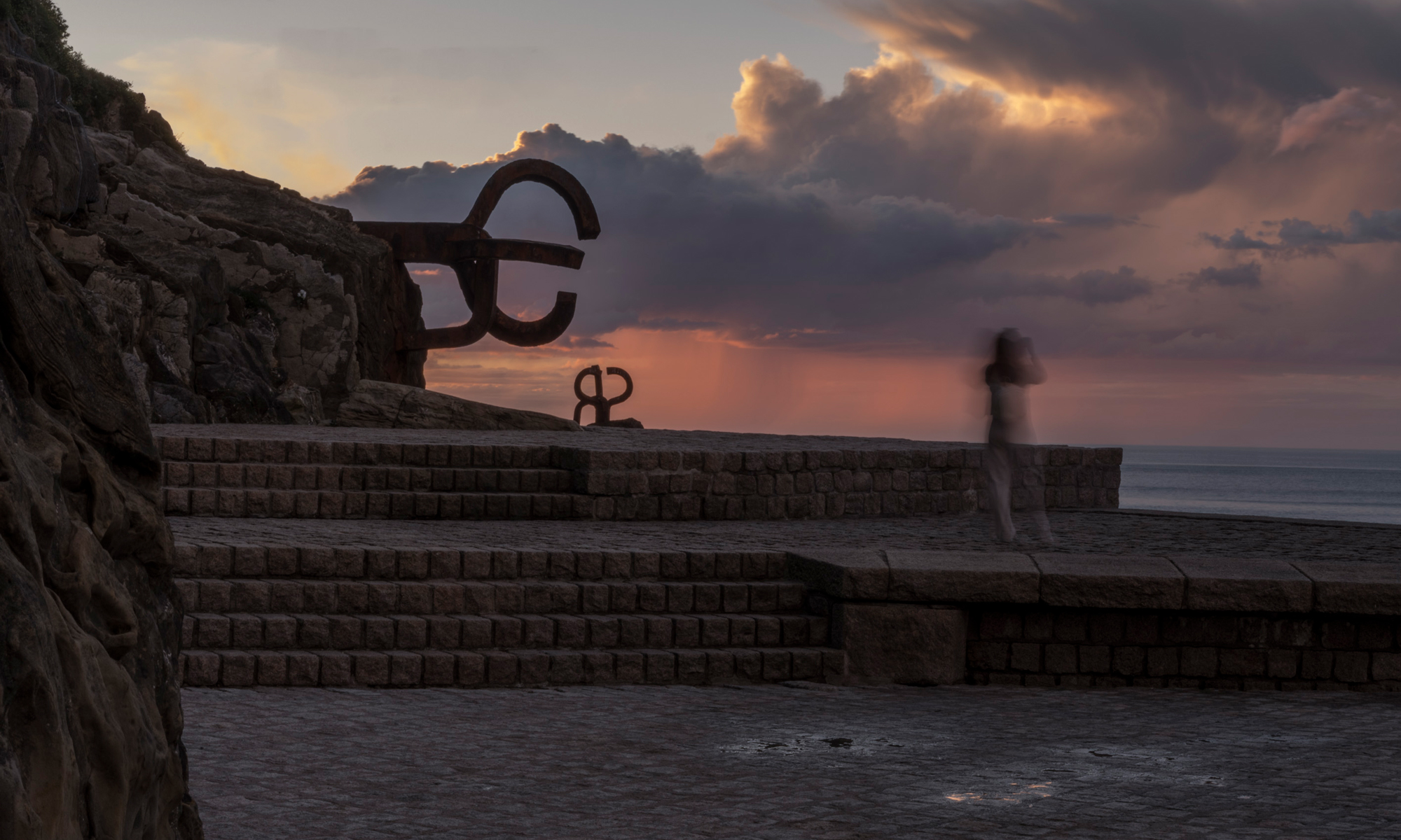 Peine del Viento, San Sebastian, Eduardo Chillida, iluminación, ERCO