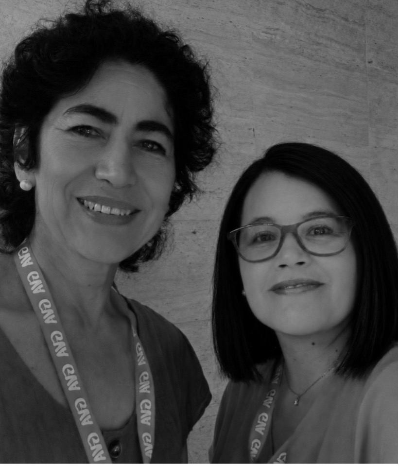 Jenny Moscoso y Ursula Sobenes